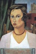 Frida Kahlo Portrait of Mrs.Jean Wight oil painting artist